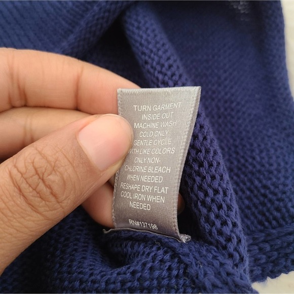 Marled By RC USA Blue Knit Sweater NWT SZ M - Picture 7 of 10